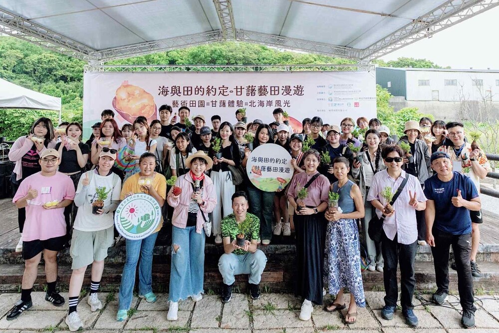帶著真理觀光的國際學系的體驗生台灣的鄉食農教學